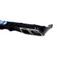 Дифузор ( заднього бампера ) Full Black / Chrome Pipe ( стиль E63 ) Coupe AMG на Mercedes-Benz E-Class W213 2020-2023 року