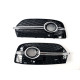 Решітки в бампер Black / Chrome ( стиль RSQ3 під туманки та парктоніки ) на Audi Q3 8U 2011-2014 року