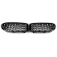 Ніздрі Diamond Silver  на BMW 5 Series G30 / G31 2017-2020 року
