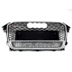 Решітка радіатора Silver Black ( стиль RS4 quattro ) на Audi A4 B8 2011-2015 року