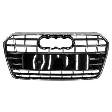 Решітка радіатора Chrome Black ( в стилі S7 ) на Audi A7 4G 2014-2017 року