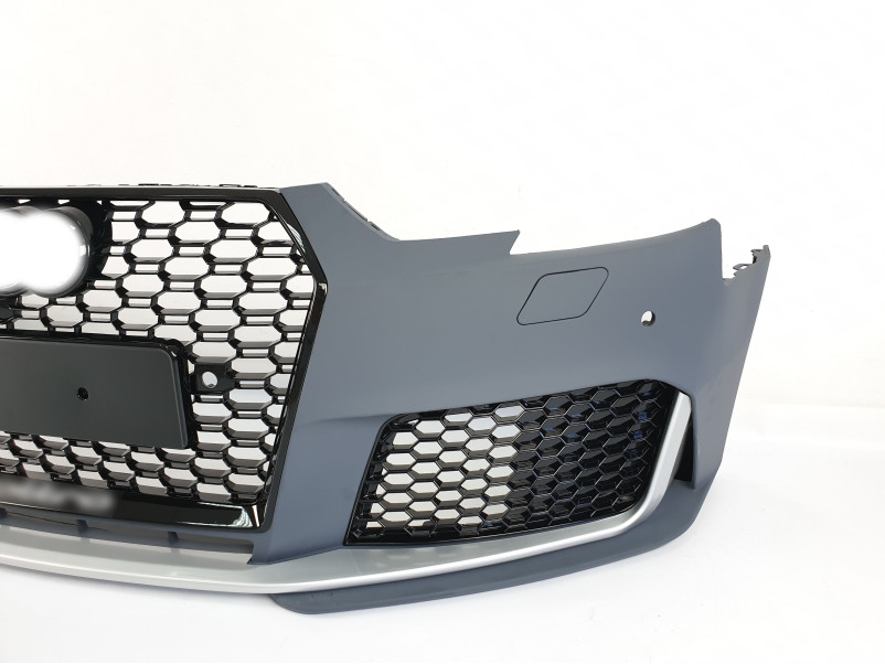 Передній бампер  ( в стилі RS4 V1 ) на Audi A4 B9 2015-2019 року
