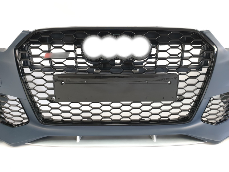 Передній бампер  ( в стилі RS6 ) на Audi A6 C7 2011-2014 року