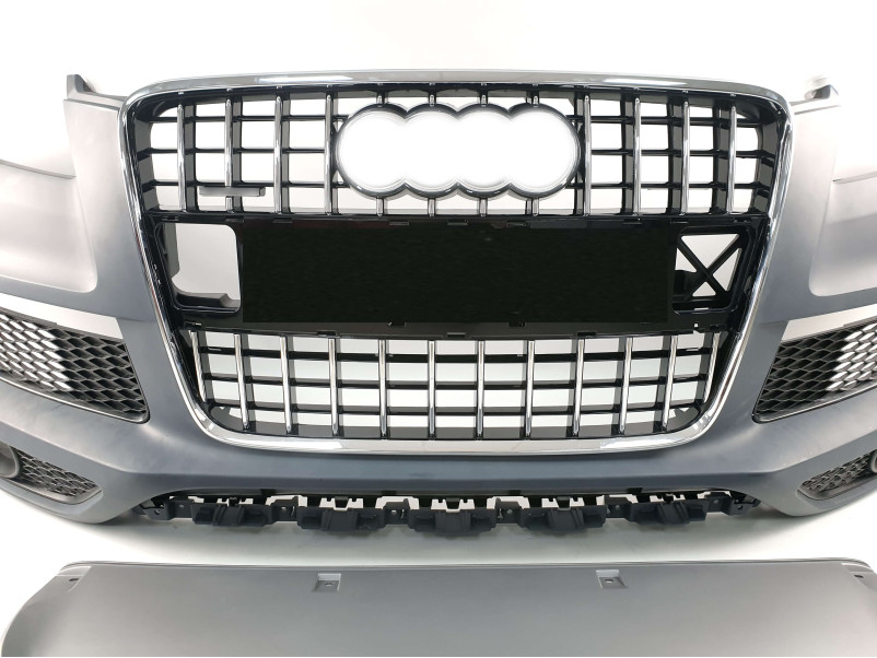 Передній бампер  ( в стилі SQ7 ) на Audi Q7 4L 2005-2015 року