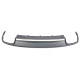 Дифузор ( заднього бампера ) Silver ( в стилі S4 00-00 ) на Audi A4 B8 2011-2015 року