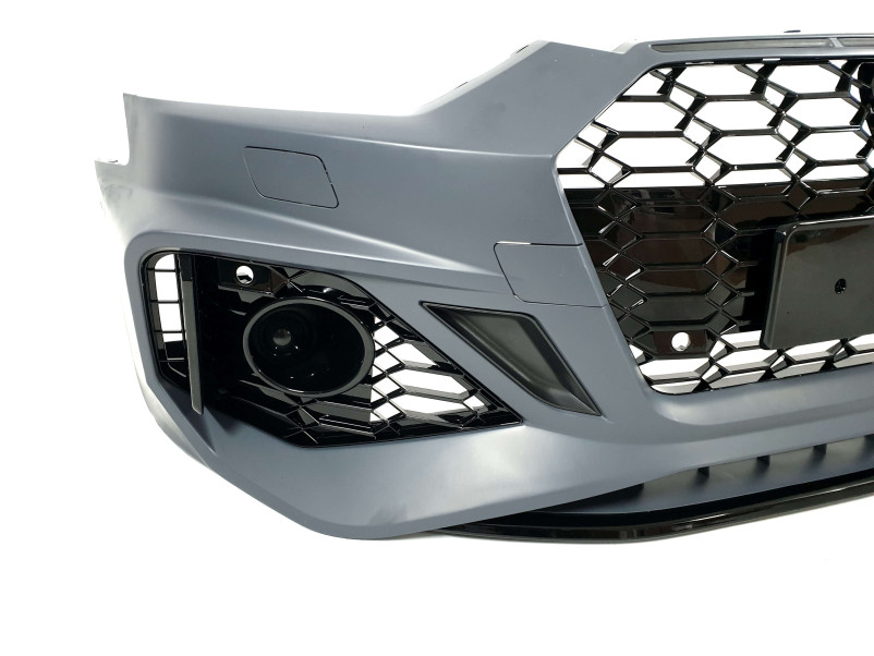 Передній бампер  ( стиль RS5 ) під дистронік V2 на Audi A5 B9 2020-2025 року