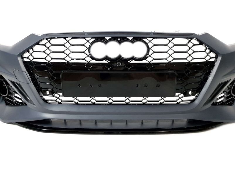Передній бампер  ( стиль RS5 ) під дистронік V2 на Audi A5 B9 2020-2025 року