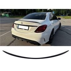 Спойлер Чорний глянець ( седан ) на Mercedes-Benz C-Class W205 2014-2018 року