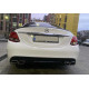 Спойлер Чорний глянець ( седан ) на Mercedes-Benz C-Class W205 2014-2018 року