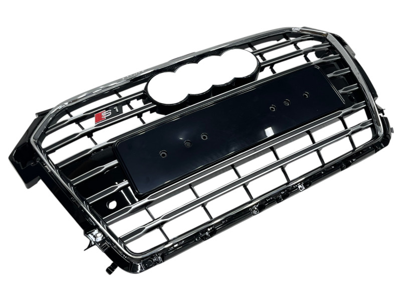 Решітка радіатора Chrome Black ( в стилі S1 ) на Audi A1 8X 2014-2019 року