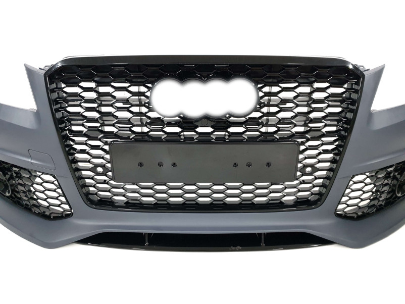 Передній бампер  ( в стилі RS ) V1 на Audi A8 D4 2010-2014 року