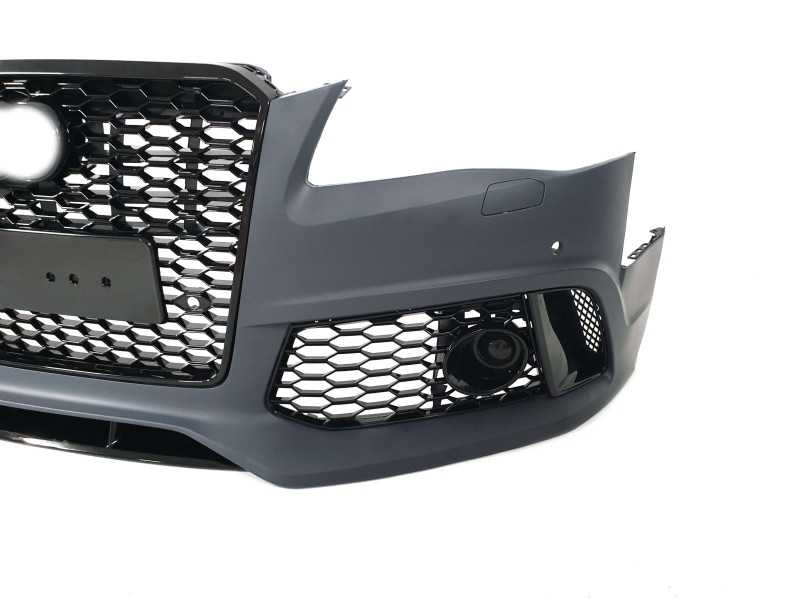 Передній бампер  ( в стилі RS ) V1 на Audi A8 D4 2010-2014 року