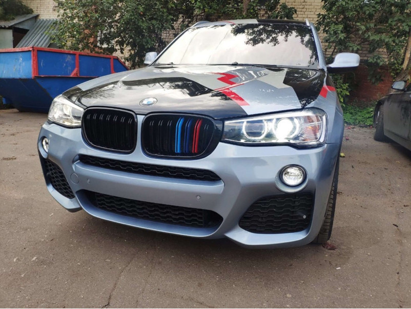 Ніздрі M-color ( Подвійні M-Look ) на BMW X3 F25 2014-2017 року
