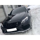 Решітка радіатора Full Black ( з місцем під камеру ) GT на Mercedes-Benz C-Class W205 2014-2018 року