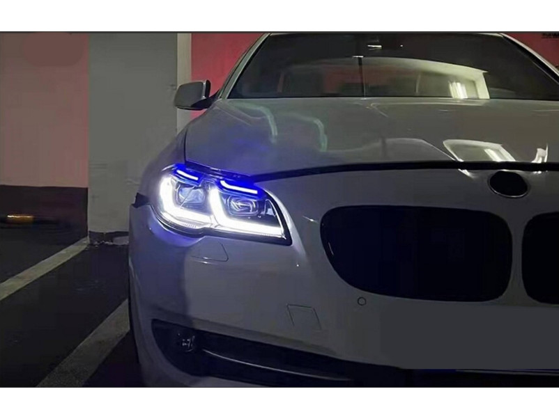 Передні фари  стиль G30 Laser LCI на BMW 5 Series F10 / F11 2010-2017 року