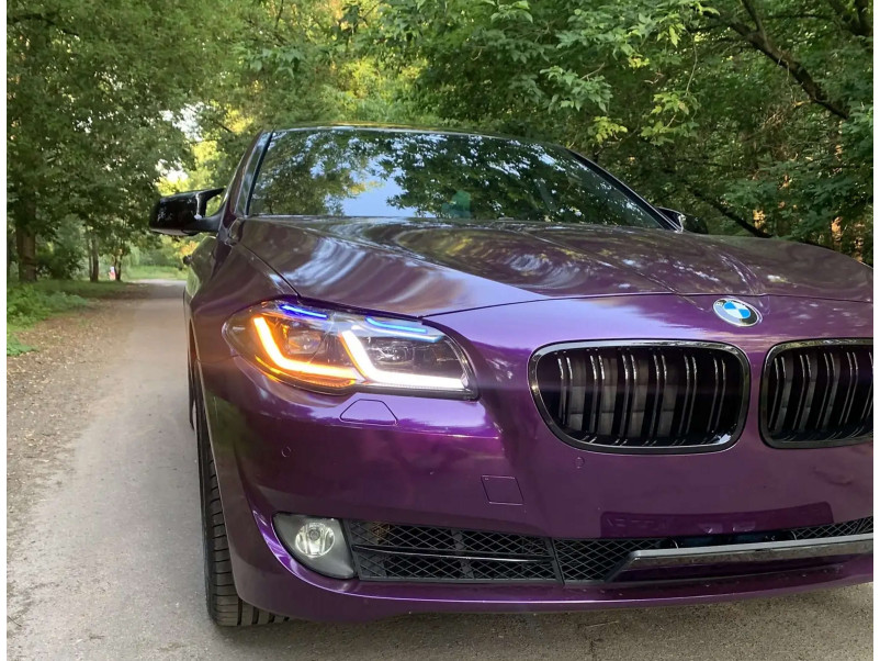 Передні фари  стиль G30 Laser LCI на BMW 5 Series F10 / F11 2010-2017 року