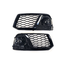 Решітки в бампер Full Black ( в стилі RSQ5 ) на Audi Q5 80A 2016-2020 року