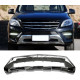 Накладки на бампер  передній AMG ( Хром ) на Mercedes-Benz ML-Class W166 2011-2015 року