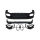 Дифузор ( заднього бампера ) Full Black ( стиль GLB45 AMG ) без насадок на Mercedes-Benz GLB-Class X247 2019-2023 року
