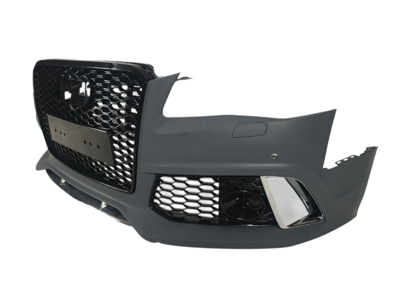 Передній бампер  ( в стилі RS ) V2 на Audi A8 D4 2010-2014 року