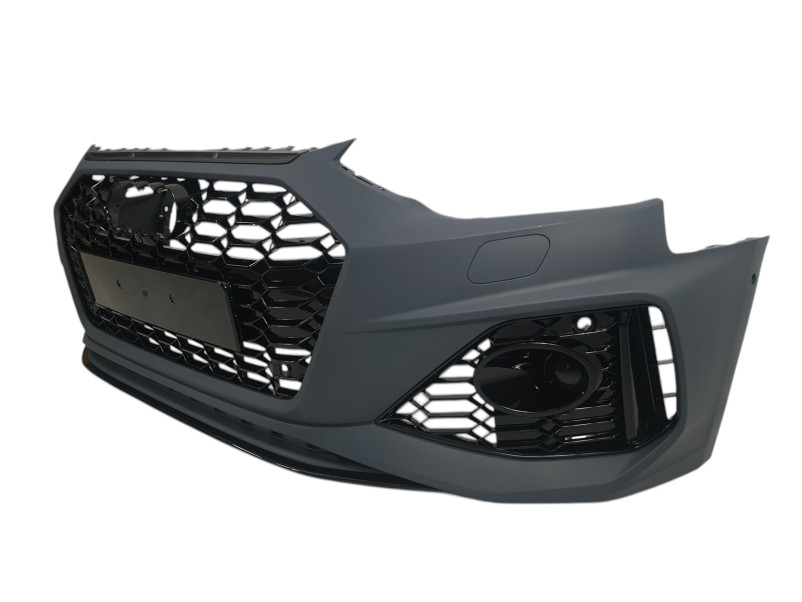 Передній бампер  ( в стилі RS4 ) на Audi A4 B9 2019-2023 року