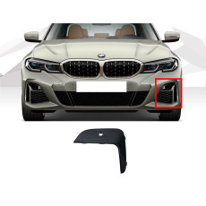 Решітки в бампер Чорний глянець Накладка LH ( під PDC ) на BMW 3 Series G20 / G21 2018-2022 року