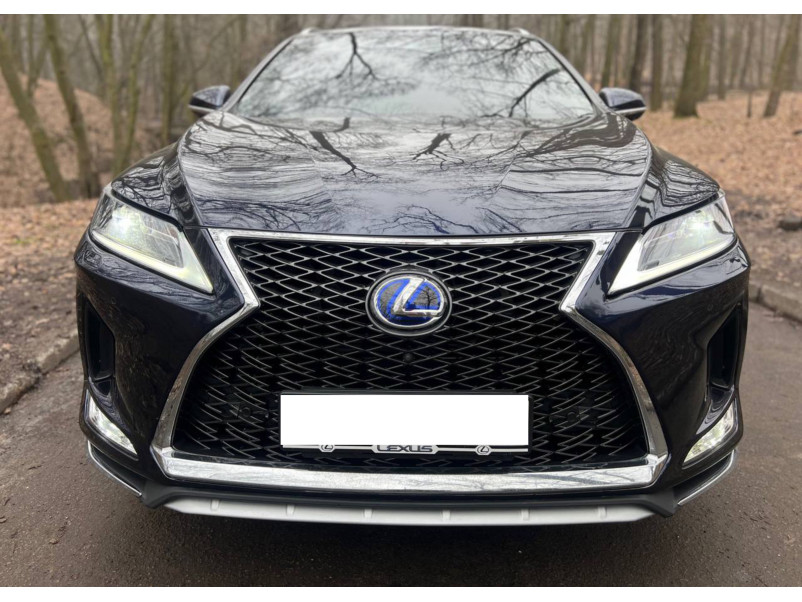 Решітка радіатора Gray ( стиль F-Sport ) на Lexus RX 2019-2022 року