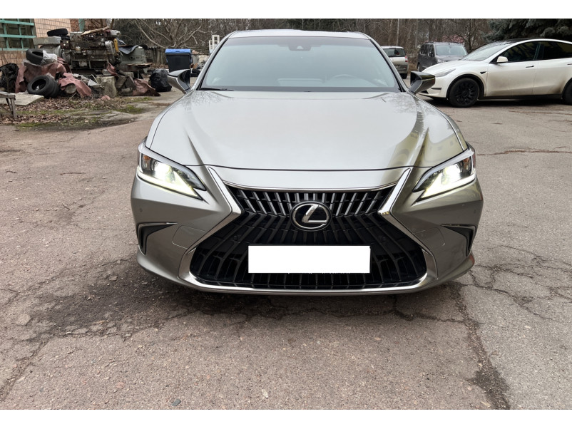 Решітка радіатора Gray ( Normal ) під камеру на Lexus ES 2021-2024 року