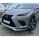 Передній бампер  ( стиль F-Sport ) на Lexus NX 2017-2021 року