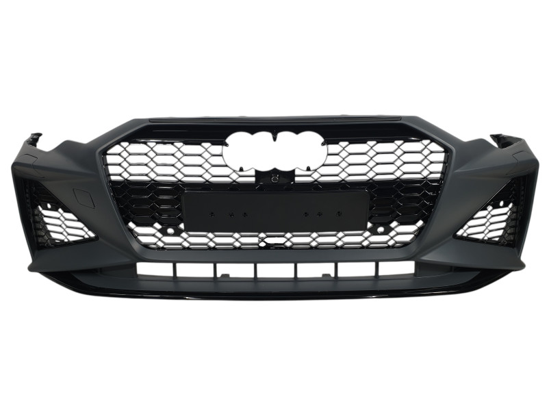 Передній бампер  ( в стилі RS6 ) V2 на Audi A6 C8 2018-2023 року