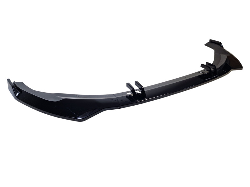 Губа ( переднього бампера ) Full Black ( RS бампер ) на Audi A5 B9 2020-2025 року