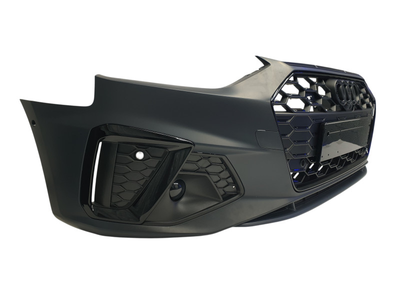 Передній бампер  ( S-Line ) V2 на Audi A4 B9 2019-2023 року