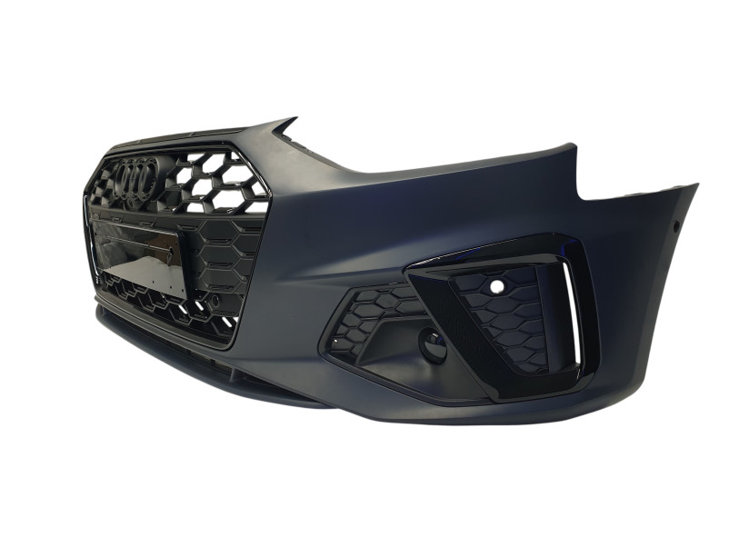 Передній бампер  ( S-Line ) V2 на Audi A4 B9 2019-2023 року