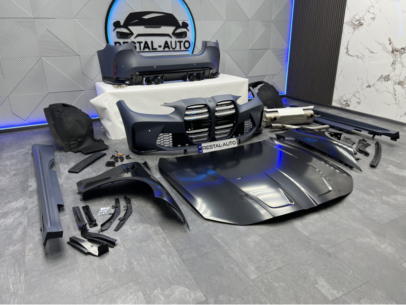 Комплект обвісів  ( стиль M4 G82 ) Full Set на BMW 4 Series G22 / G23 2020-2024 року