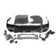 Дифузор ( заднього бампера ) Full Black C63 Style на Mercedes-Benz C-Class W206 2021-2026 року