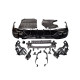 Дифузор ( заднього бампера ) Full Black C43 Style на Mercedes-Benz C-Class W206 2021-2026 року