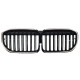 Ніздрі Чорний глянець LED ( Iconic Glow ) 2bar на BMW 7 Series G11 / G12 2019-2023 року
