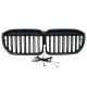Ніздрі Чорний глянець LED ( Iconic Glow ) 2bar на BMW 7 Series G11 / G12 2019-2023 року