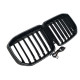 Ніздрі Чорний глянець LED ( Iconic Glow ) 1bar на BMW X7 G07 2018-2022 року