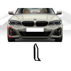 Решітки в бампер Чорний глянець Декоративна рамка RH на BMW 3 Series G20 / G21 2018-2022 року