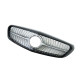 Решітка радіатора  Diamond Silver / Black Rim Classic на Mercedes-Benz C-Class W205 2014-2018 року
