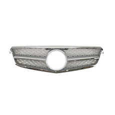 Решітка радіатора Silver SL на Mercedes-Benz C-Class W204 2007-2014 року