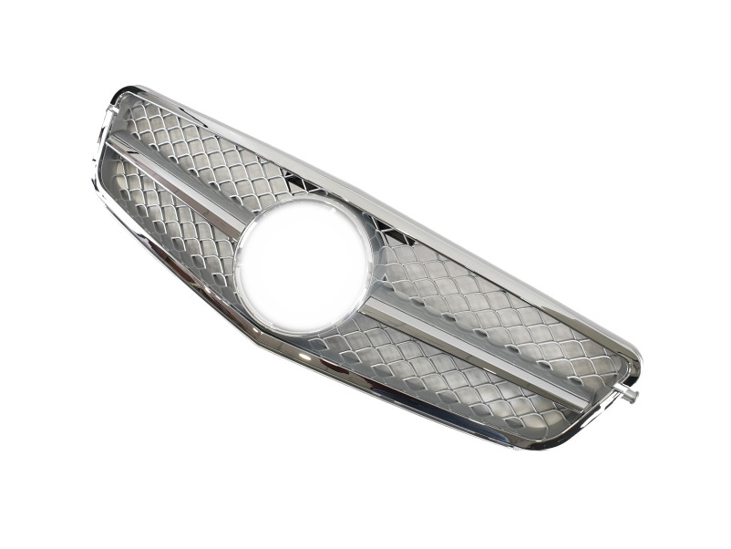 Решітка радіатора Silver SL на Mercedes-Benz C-Class W204 2007-2014 року