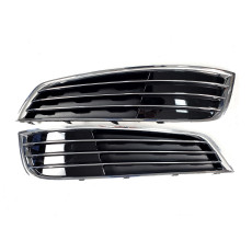 Решітки в бампер Chrome Black ( стиль W12 ) на Audi A8 D4 2010-2014 року