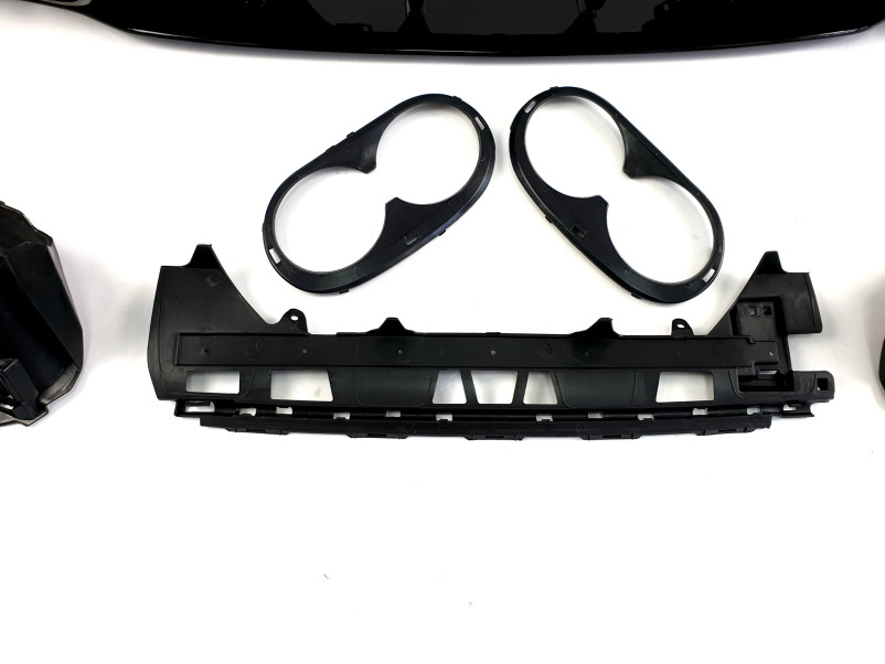 Дифузор ( заднього бампера ) Full Black ( стиль CLA45 AMG ) на Mercedes-Benz CLA-Class C118 2019-2023 року