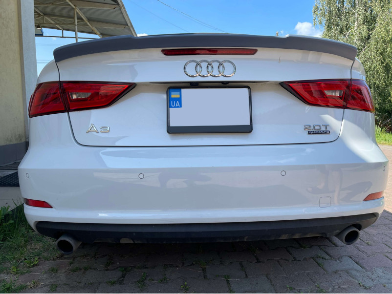 Спойлер Під покрас ( стиль RS3 ) на Audi A3 8V 2012-2016 року