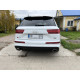 Дифузор ( заднього бампера ) Full Black / Black Pipe ( в стилі RSQ7 ) S-Line на Audi Q7 4M 2015-2020 року