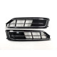 Решітки в бампер Chrome Black ( стиль W12 ) на Audi A8 D4 2014-2017 року