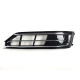 Решітки в бампер Chrome Black ( стиль W12 ) на Audi A8 D4 2014-2017 року