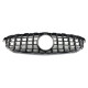 Решітка радіатора Full Black ( з місцем під камеру ) GT на Mercedes-Benz C-Class W205 2018-2021 року